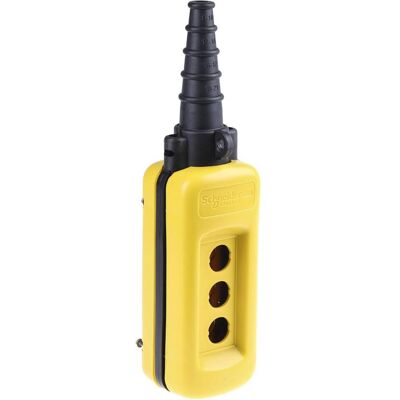 Boîtier de station suspendue Schneider Electric XACA03 - Jaune - IP65 Boîtier de station suspendue Schneider Electric XACA03 - Jaune - IP65