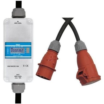 Eltako Modèle DSZ180CEE-16A Compteur d'énergie triphasé portable - Type d'électricité Eltako Modèle DSZ180CEE-16A Compteur d'énergie triphasé portable - Type d'électricité