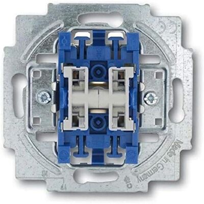 Busch-Jaeger 2400/5 US - Interrupteur à bascule double - Insert de commutateur Busch-Jaeger 2400/5 US - Interrupteur à bascule double - Insert de commutateur