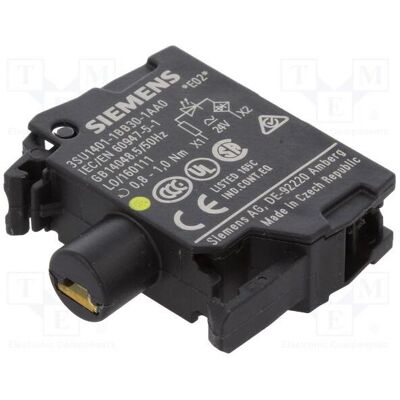 Siemens Module LED jaune pour montage sur plaque avant, Automatisation Siemens Module LED jaune pour montage sur plaque avant, Automatisation