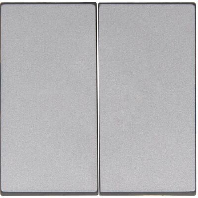 Kopp Bascule D HK07 couleur acier 490347009, Bouton + interrupteur, Argent Kopp Bascule D HK07 couleur acier 490347009, Bouton + interrupteur, Argent