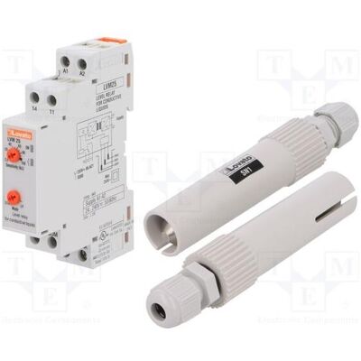 Lovato Relais de surveillance de niveau pour fluide conducteur, plage de niveau 24÷240 V CA, Relai Lovato Relais de surveillance de niveau pour fluide conducteur, plage de niveau 24÷240 V CA, Relai