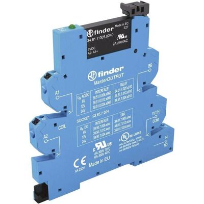 Finder Relais à semi-conducteurs 39.50.8.230.9024-1 2 A Tension de commutation (max.) : 24 V/DC 1, Relai Finder Relais à semi-conducteurs 39.50.8.230.9024-1 2 A Tension de commutation (max.) : 24 V/DC 1, Relai
