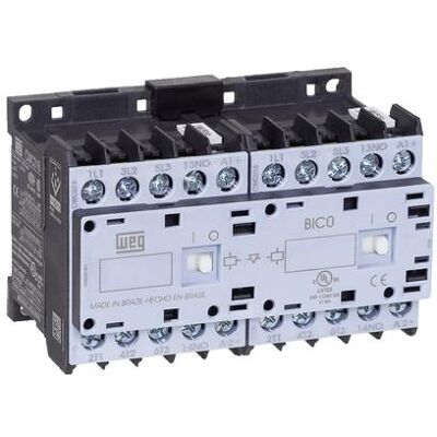 WEG CWCI012-10-30C03 Contacteur inverseur 6 NO 5.5kW 24V/DC - Contacteur WEG CWCI012-10-30C03 Contacteur inverseur 6 NO 5.5kW 24V/DC - Contacteur