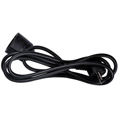 Simon, Rallonge, Rallonge avec 1 prise, 16 a 250 v, 3680 w, ip20, câble h05vv-f 3g1.5mm², 2 m, noir (2 m, CEE 7/4) Simon, Rallonge, Rallonge avec 1 prise, 16 a 250 v, 3680 w, ip20, câble h05vv-f 3g1.5mm², 2 m, noir (2 m, CEE 7/4)