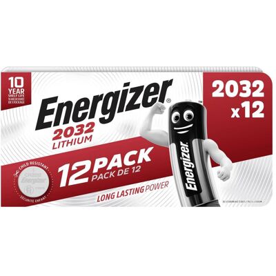 Pile Lithium Energizer CR 2032 - Pack de 12 Pile Lithium Energizer CR 2032 - Pack de 12