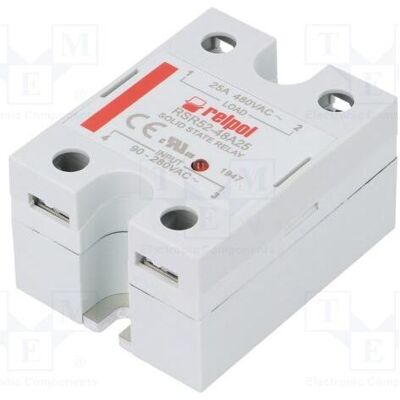 Relpol Relais à semi-conducteurs monophasé 480 V CA 90-280 V CA AC1 25/480 V CA RSR52-48A25 2615934, Relai Relpol Relais à semi-conducteurs monophasé 480 V CA 90-280 V CA AC1 25/480 V CA RSR52-48A25 2615934, Relai