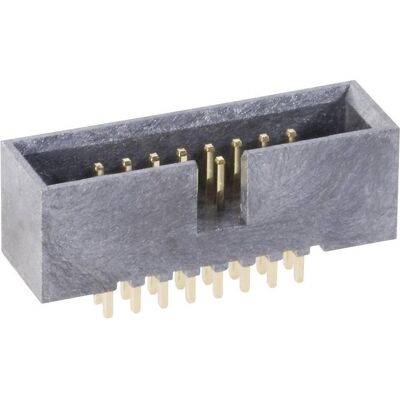 BKL Electronic Barrette mâle pour montage sur circuits imprimés, sortie droite, Câble + prise électronique, Noir BKL Electronic Barrette mâle pour montage sur circuits imprimés, sortie droite, Câble + prise électronique, Noir