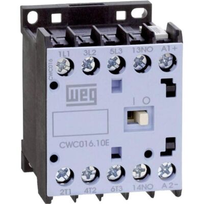 WEG CWC09-10-30D24 Contacteur - 3 NO, 4 kW, 230V/AC, 9A WEG CWC09-10-30D24 Contacteur - 3 NO, 4 kW, 230V/AC, 9A