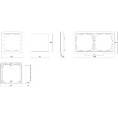 Vila CADRE WHITE ST150 R05, Relai Vila CADRE WHITE ST150 R05, Relai