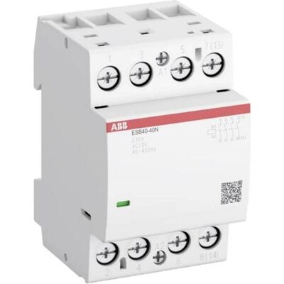 ABB ESB40-22N-06 ESB Contacteur de puissance / 230 V ac/dc Bobine, 2 -pôles 2 NO + 2 NF / 40 A, Si, Relai ABB ESB40-22N-06 ESB Contacteur de puissance / 230 V ac/dc Bobine, 2 -pôles 2 NO + 2 NF / 40 A, Si, Relai