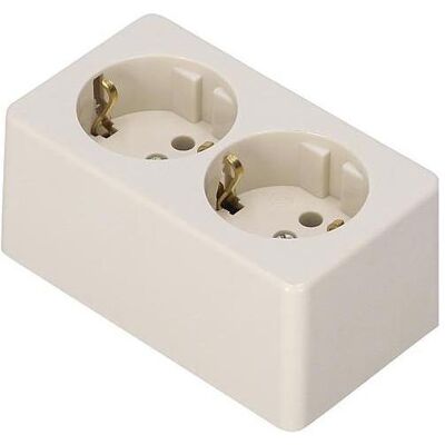 Martin Kaiser 715/ws Prise de courant en saillie IP20 Blanc Martin Kaiser 715/ws Prise de courant en saillie IP20 Blanc