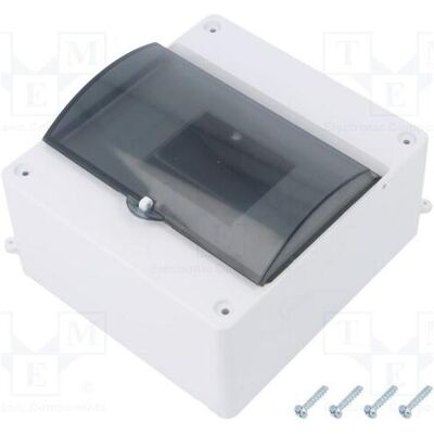 Elektro-Plast Boîtier apparent Mini, type S6, 13 x 14 x 8,3 cm (2306-01) (Boîtier), Accessoires électroniques + boîtier, Blanc, Transparent Elektro-Plast Boîtier apparent Mini, type S6, 13 x 14 x 8,3 cm (2306-01) (Boîtier), Accessoires électroniques + boîtier, Blanc, Transparent