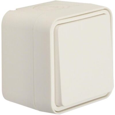 Hager - Wnc001b - Blanc - IP55 - Interrupteur Hager - Wnc001b - Blanc - IP55 - Interrupteur