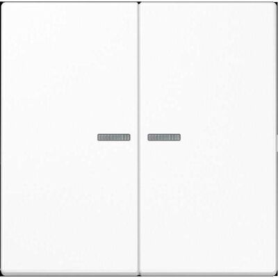 JUNG, Interrupteurs éclairage + volets électriques, Bouton-poussoir HOME double BTLS17102WW JUNG, Interrupteurs éclairage + volets électriques, Bouton-poussoir HOME double BTLS17102WW
