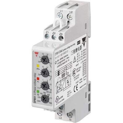Carlo Gavazzi Relais de surveillance de tension DPB51, triphasé, 208 - 480 V A, Relai Carlo Gavazzi Relais de surveillance de tension DPB51, triphasé, 208 - 480 V A, Relai