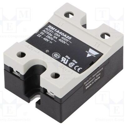 Carlo Gavazzi Relais : à semi-conducteurs Ucntrl : 20÷280 V CA, 22÷48 V CC, 25 A, 42÷440 V CA, Relai Carlo Gavazzi Relais : à semi-conducteurs Ucntrl : 20÷280 V CA, 22÷48 V CC, 25 A, 42÷440 V CA, Relai