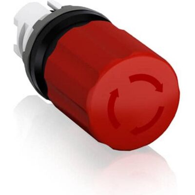 Interrupteur d'arrêt d'urgence ABB - Rouge, 30mm Interrupteur d'arrêt d'urgence ABB - Rouge, 30mm