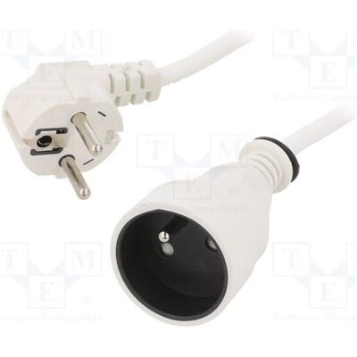 Jonex, Rallonge, Rallonge H05VV-F 3G 1,5 mm² 1,5 m PVC blanc Nombre de prises : 1 (1.50 m, CEE 7/7) Jonex, Rallonge, Rallonge H05VV-F 3G 1,5 mm² 1,5 m PVC blanc Nombre de prises : 1 (1.50 m, CEE 7/7)