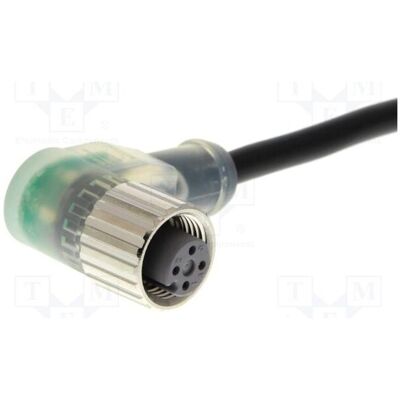 Omron Câble : pour capteurs/automatisation PIN : 4 connecteurs M12 femelles coudés, 5 m, PUR, Câble + prise électronique Omron Câble : pour capteurs/automatisation PIN : 4 connecteurs M12 femelles coudés, 5 m, PUR, Câble + prise électronique