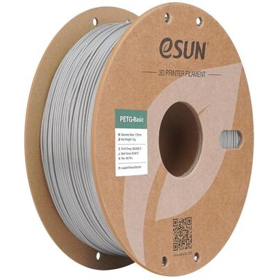 eSUN PETG 1,75mm SILVER 1kg (PETG, 1.75 mm, 1000 g), Filament 3D, Argent eSUN PETG 1,75mm SILVER 1kg (PETG, 1.75 mm, 1000 g), Filament 3D, Argent