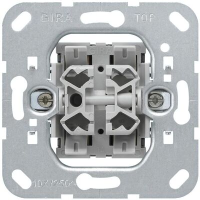 Gira 013900 - Interrupteur double va-et-vient - IP20 Gira 013900 - Interrupteur double va-et-vient - IP20