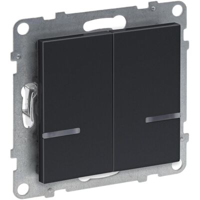 Legrand Seano with Netatmo 765942 Interrupteur série 2x250W par canal, Bouton + interrupteur, Gris Legrand Seano with Netatmo 765942 Interrupteur série 2x250W par canal, Bouton + interrupteur, Gris