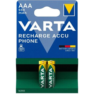 Varta 58397101402 Batterie rechargeable AAA Nickel-Métal Hydrure - 550mAh Varta 58397101402 Batterie rechargeable AAA Nickel-Métal Hydrure - 550mAh