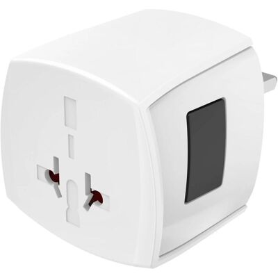 Hama Adaptateur de voyage, Weltreiseadapter MUV Micro, 2-polig, Weiss Hama Adaptateur de voyage, Weltreiseadapter MUV Micro, 2-polig, Weiss