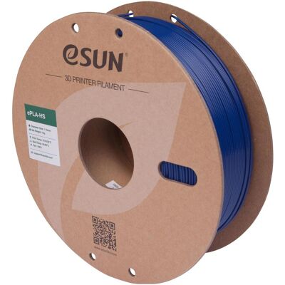 eSUN Filament PLA High Speed Bleu 1.75mm 1000g (PLA, 1.75 mm, 1000 g), Filament 3D, Bleu eSUN Filament PLA High Speed Bleu 1.75mm 1000g (PLA, 1.75 mm, 1000 g), Filament 3D, Bleu