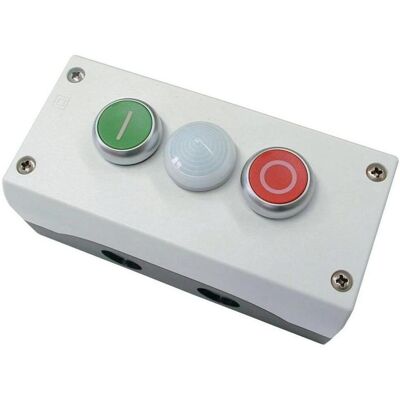Station de boutons Eaton M22-I3-M2 - IP66/IP67/IP69K - 2NO/2NC - Gris Station de boutons Eaton M22-I3-M2 - IP66/IP67/IP69K - 2NO/2NC - Gris