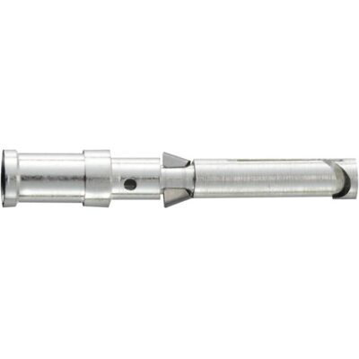 Harting HAN D, douille à sertir, connecteur femelle, 0,5mm2, 10A, revêtement argenté, AWG 14 - (100 pcs.), Câble + prise électronique, Argent Harting HAN D, douille à sertir, connecteur femelle, 0,5mm2, 10A, revêtement argenté, AWG 14 - (100 pcs.), Câble + prise électronique, Argent