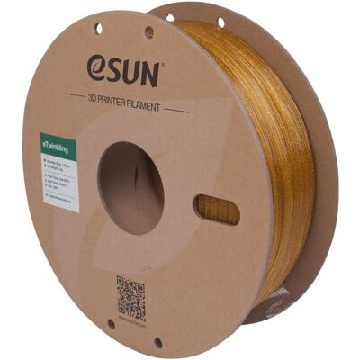 eSUN ETWINKLING 1,75mm GOLD 1kg 3D FILAMENT (PLA, 1.75 mm, 1000 g), Filament 3D, Or eSUN ETWINKLING 1,75mm GOLD 1kg 3D FILAMENT (PLA, 1.75 mm, 1000 g), Filament 3D, Or