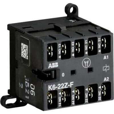 ABB K6-22Z-F-80 Petit contacteur auxiliaire 220-240V 40-450Hz GJH1211003R8220, Relai ABB K6-22Z-F-80 Petit contacteur auxiliaire 220-240V 40-450Hz GJH1211003R8220, Relai