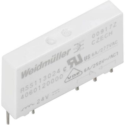 Weidmüller RSS113024F Relais - 24V DC, 6A, Blanc - Automatisation Weidmüller RSS113024F Relais - 24V DC, 6A, Blanc - Automatisation