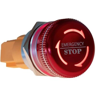 Joy-it Button22NA-01 Bouton d'arrêt d'urgence verrouillage mécanique Rouge Vert - Bouton d'arrêt d'urgence Joy-it Button22NA-01 Bouton d'arrêt d'urgence verrouillage mécanique Rouge Vert - Bouton d'arrêt d'urgence