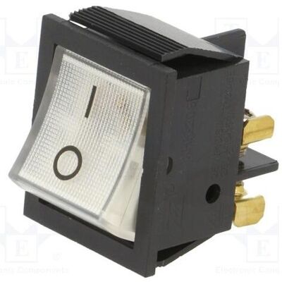 Orno Interrupteur à bascule DPST : position 2 (OFF-ON), 16 A/250 V CA, transparent boîtier : noir, Bouton + interrupteur, Transparent Orno Interrupteur à bascule DPST : position 2 (OFF-ON), 16 A/250 V CA, transparent boîtier : noir, Bouton + interrupteur, Transparent