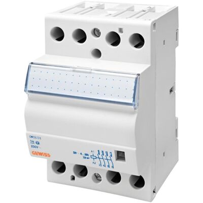 Gewiss GWD6734 Relais - 63A, 230V, 4NO - Automatisation industrielle Gewiss GWD6734 Relais - 63A, 230V, 4NO - Automatisation industrielle