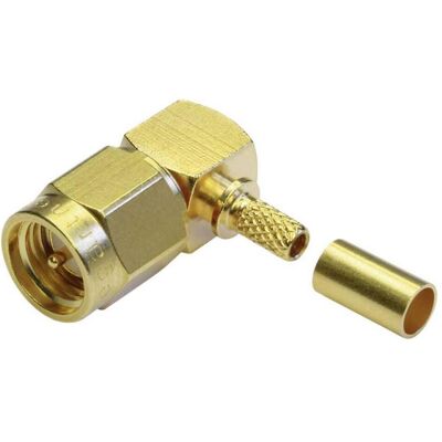 Connecteur SMA mâle angulé J01150A0091 - Coaxial 50Ω - Telegärtner Connecteur SMA mâle angulé J01150A0091 - Coaxial 50Ω - Telegärtner