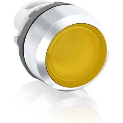 ABB Présentation du bouton-poussoir lumineux, Bouton + interrupteur, Jaune ABB Présentation du bouton-poussoir lumineux, Bouton + interrupteur, Jaune