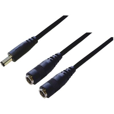 BKL Electronic 075918 Distributeur DC prise basse tension - prise DC femelle 5.5 mm 2.1 m, Câble + prise électronique, Noir BKL Electronic 075918 Distributeur DC prise basse tension - prise DC femelle 5.5 mm 2.1 m, Câble + prise électronique, Noir