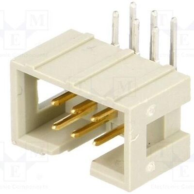 Harting Connecteur : prise IDC mâle, broche n° 6 coudée à 90°, montage en surface (THT), pas de 2,54 mm, 2x3, Câble + prise électronique Harting Connecteur : prise IDC mâle, broche n° 6 coudée à 90°, montage en surface (THT), pas de 2,54 mm, 2x3, Câble + prise électronique