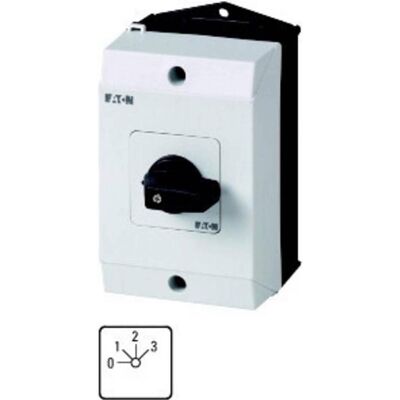 Eaton T0-3-15131/I1 Interrupteur - Transparent - 690V - 20A - IP65 Eaton T0-3-15131/I1 Interrupteur - Transparent - 690V - 20A - IP65