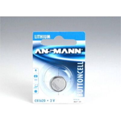 Ansmann Cr1620 (1 pcs, CR1620, 70 mAh), Batteries + piles Ansmann Cr1620 (1 pcs, CR1620, 70 mAh), Batteries + piles