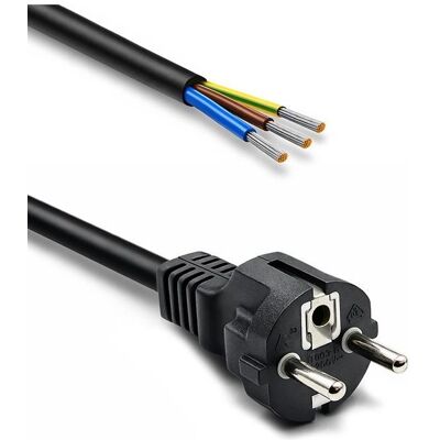Qoltec, Rallonge, Câble HD5VV-F 3G 1,5 mm², fiche CEE 7/7 (E/F), câbles en PVC de 1,8 m (1.80 m, CEE 7/7) Qoltec, Rallonge, Câble HD5VV-F 3G 1,5 mm², fiche CEE 7/7 (E/F), câbles en PVC de 1,8 m (1.80 m, CEE 7/7)