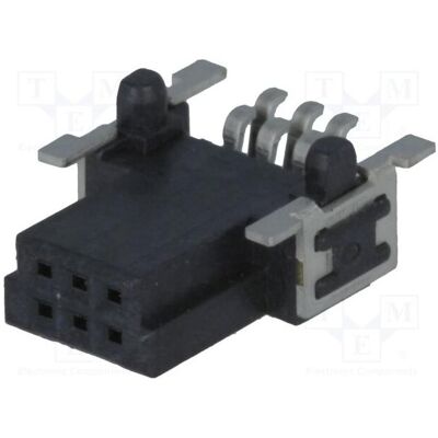 Harting Connecteur : prise femelle pour connexion carte à carte (PCB à PCB) broches : 6 har-flex 150 V CA, Câble + prise électronique Harting Connecteur : prise femelle pour connexion carte à carte (PCB à PCB) broches : 6 har-flex 150 V CA, Câble + prise électronique