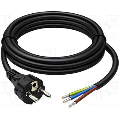 Qoltec, Rallonge, Kabel zasilajšcy SCHUKO CEE 7/7 (E/F) mied Cu odizolowany lutowany 3x1.0mm2 1.8m (1.80 m, CEE 7/7) Qoltec, Rallonge, Kabel zasilajšcy SCHUKO CEE 7/7 (E/F) mied Cu odizolowany lutowany 3x1.0mm2 1.8m (1.80 m, CEE 7/7)