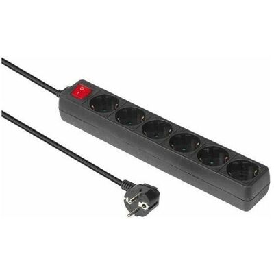 MicroConnect, Multiprise, Verlängerungsschnur (6x, CEE 7/4, 3 m) MicroConnect, Multiprise, Verlängerungsschnur (6x, CEE 7/4, 3 m)