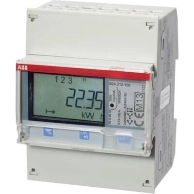ABB, Compteur de courant, Compteur à transformateur de mesure B24 212-100 Bronze ABB, Compteur de courant, Compteur à transformateur de mesure B24 212-100 Bronze