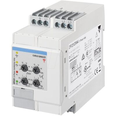 Carlo Gavazzi Relais de surveillance de tension pour montage sur rail DIN DPC SPDT x2, Relai Carlo Gavazzi Relais de surveillance de tension pour montage sur rail DIN DPC SPDT x2, Relai